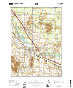 Mauston 2018 topographic map thumbnail