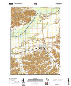 Mazomanie 2018 topographic map thumbnail