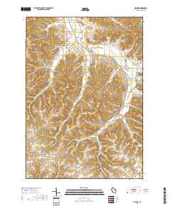 Melvina 2018 topographic map thumbnail
