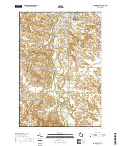 Menomonie South 2018 topographic map thumbnail