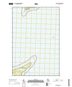 Michigan Island 2018 topographic map thumbnail