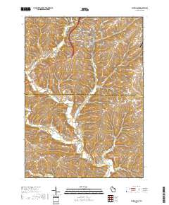 Mineral Point 2018 topographic map thumbnail