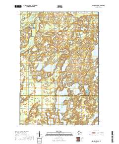 Minong Flowage 2019 topographic map thumbnail
