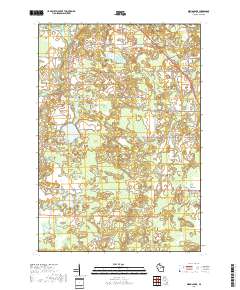 Mission Lake 2018 topographic map thumbnail