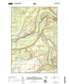 Monson Lake 2019 topographic map thumbnail