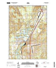 Mosinee 2018 topographic map thumbnail