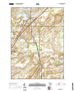 Mukwonago 2018 topographic map thumbnail