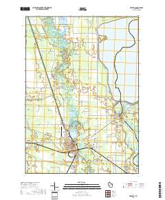 Necedah 2018 topographic map thumbnail