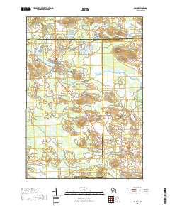 Neshkoro 2018 topographic map thumbnail