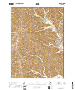 New Glarus 2018 topographic map thumbnail