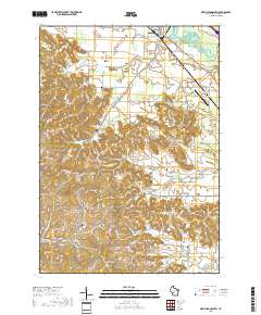 New Lisbon South 2018 topographic map preview