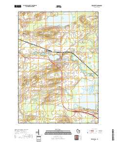 Weyauwega 2018 topographic map thumbnail