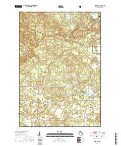 White Lake 2018 topographic map thumbnail
