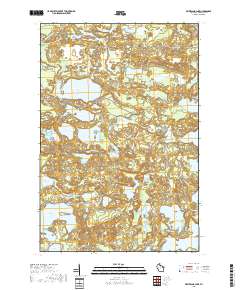 White Sand Lake 2018 topographic map thumbnail