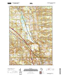 Wisconsin Dells North 2018 topographic map thumbnail