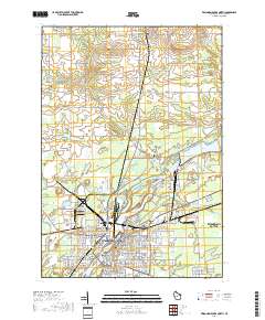 Wisconsin Rapids North 2018 topographic map thumbnail