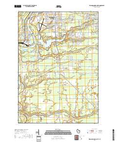Wisconsin Rapids South 2018 topographic map thumbnail