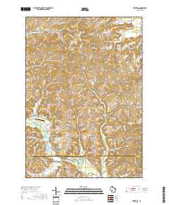 Wonewoc 2018 topographic map thumbnail