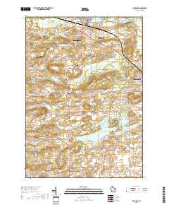 Wyocena 2018 topographic map thumbnail