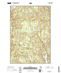 Pine Lake 2018 topographic map thumbnail