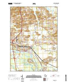 Portage 2018 topographic map thumbnail