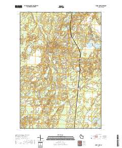 Priest Lake 2018 topographic map thumbnail