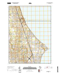 Racine North 2018 topographic map thumbnail