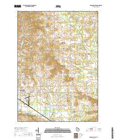 Reedsburg East 2018 topographic map thumbnail