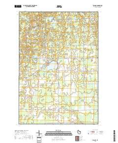 Rib Lake 2018 topographic map thumbnail