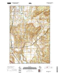 Rice Lake South 2018 topographic map thumbnail
