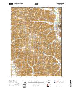 Richland Center 2018 topographic map thumbnail