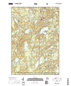 Roberts Lake 2018 topographic map thumbnail