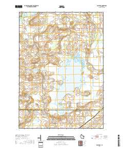 Rush Lake 2018 topographic map thumbnail