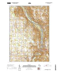 Saint Croix Dalles 2019 topographic map thumbnail