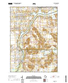 Sauk City 2018 topographic map thumbnail
