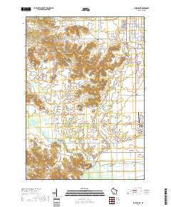 Sauk Prairie 2018 topographic map thumbnail