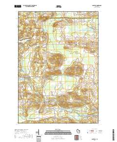 Saxeville 2018 topographic map thumbnail