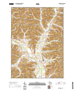 Sextonville 2018 topographic map thumbnail