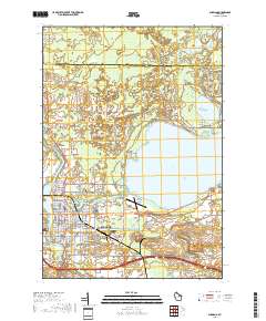 Shawano 2018 topographic map thumbnail
