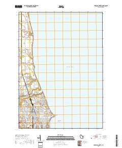 Sheboygan North 2018 topographic map thumbnail