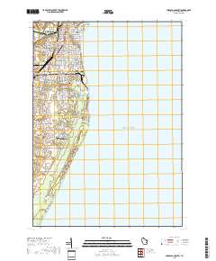 Sheboygan South 2018 topographic map thumbnail
