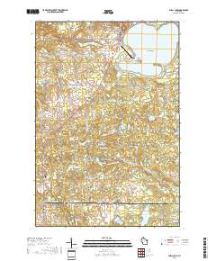 Shell Lake 2018 topographic map thumbnail