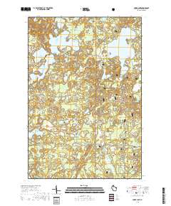 Spider Lake 2018 topographic map thumbnail