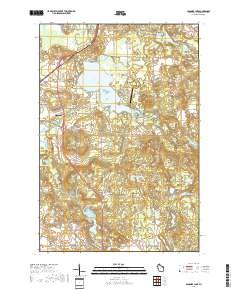 Spooner Lake 2018 topographic map thumbnail