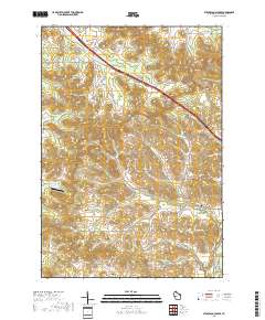 Stenulson Coulee 2018 topographic map thumbnail