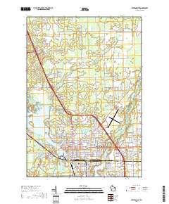 Stevens Point 2018 topographic map thumbnail