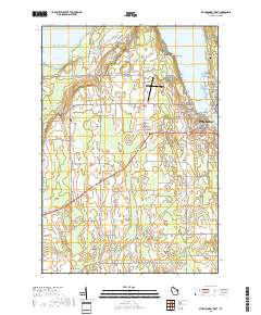 Sturgeon Bay West 2018 topographic map thumbnail