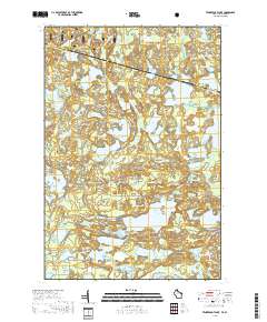 Tenderfoot Lake 2018 topographic map thumbnail
