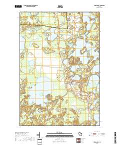 Three Lakes 2018 topographic map thumbnail