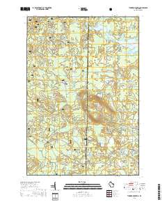 Thunder Mountain 2018 topographic map thumbnail
